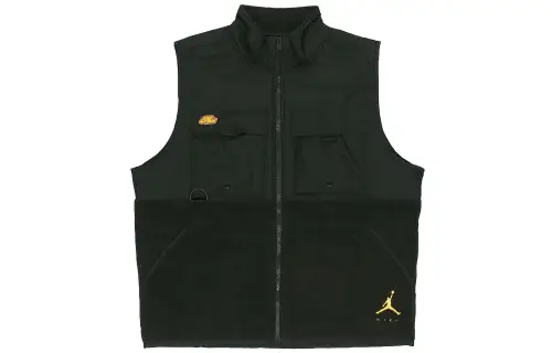 Jordan Air Vests Men's Black Stand Collar Moderate Other
