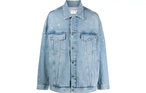 OFF WHITE SS23 Denim Jacket Men's