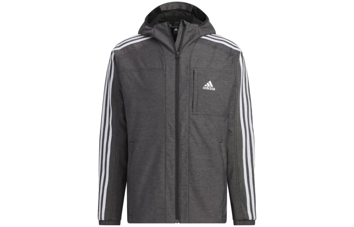 Adidas Jackets Men's Black Hooded Moderate Other