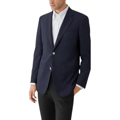 HERMES FW22 Business Suit Coat Men's Blue