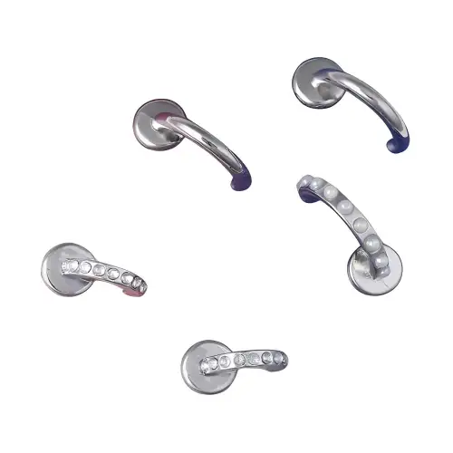 Crocs Silver Rings Unisex Silver