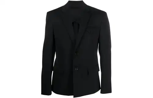Bottega Veneta SS22 Business Suit Coat Men's Black