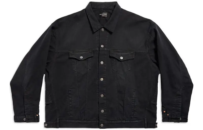 Balenciaga Deconstructed Straight Hem Denim Jacket