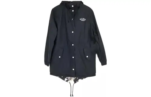 Vans Black jacket with hood, with your logo imprint