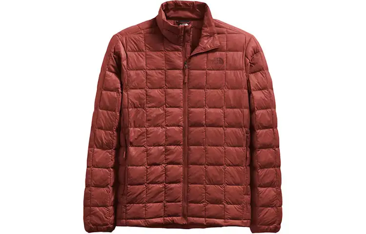THE NORTH FACE Down Jackets Men's Brown Stand Collar Thin Other