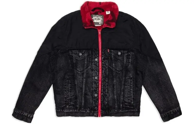 Levi's Denim Jacket Men's Pitch Black Gray