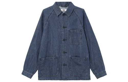 UNIQLO Denim Jacket Unisex Blue