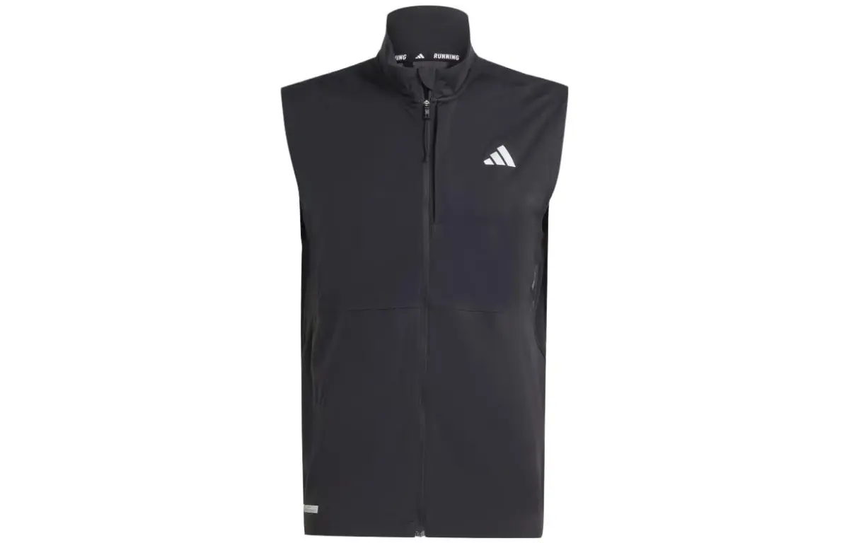 Adidas Ultimate Vests Men's Black Stand Collar Moderate Other