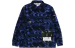 A BATHING APE X UNDEFEATED Bape Jackets Men's Marine Blue Lapel Moderate Other