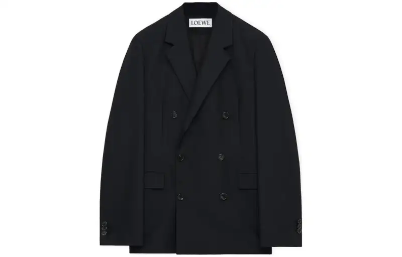 LOEWE SS24 Business Suit Coat Men's Black