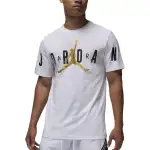 Jordan Air T Shirt Men's White/Metal Gold/Black