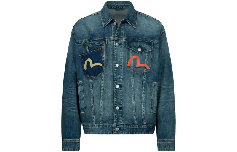 EVISU Seagull print Denim Jacket