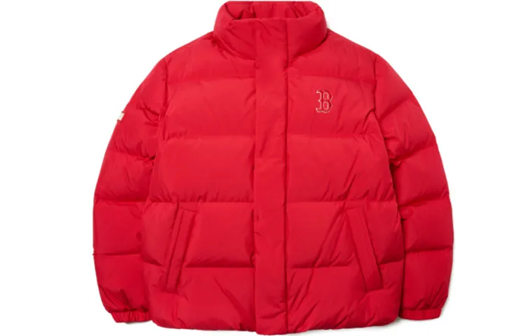 MLB Down Jacket Winter, Short Unisex Red