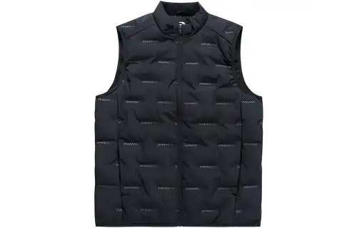 ANTA Variety Training Collection Down Vests Men's Black Stand Collar Moderate Other