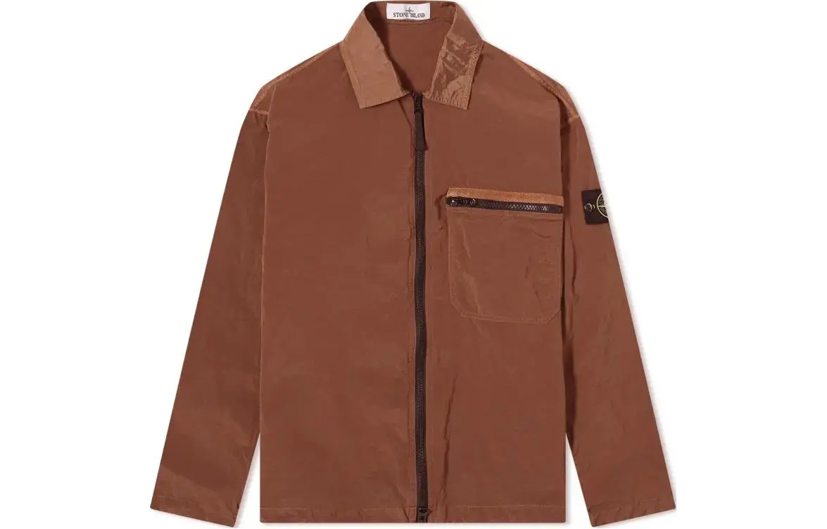 STONE ISLAND Jackets & Coats Men's Red Brown
