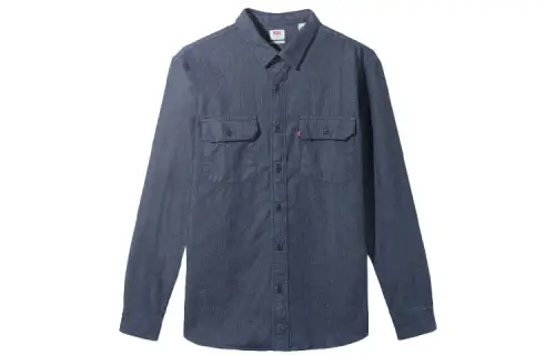 Levis Denim Jackets Men's Blue Lapel Moderate
