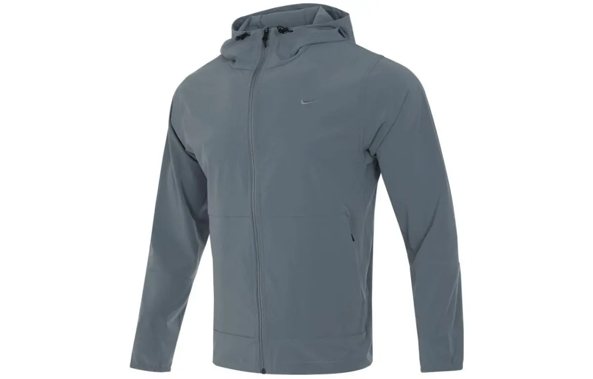 Nike Jackets Men's Gray Hooded (Non-detachable) Moderate