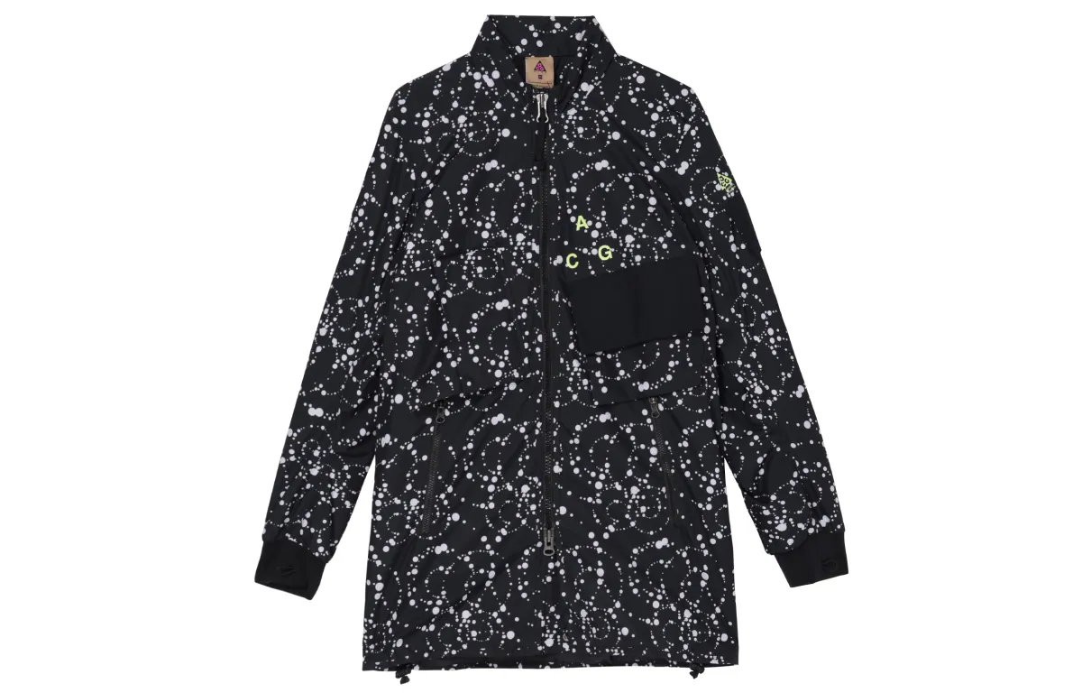Nike ACG Puffer Jackets Men's Baseball Collar Moderate Patchwork Puffer Jacket