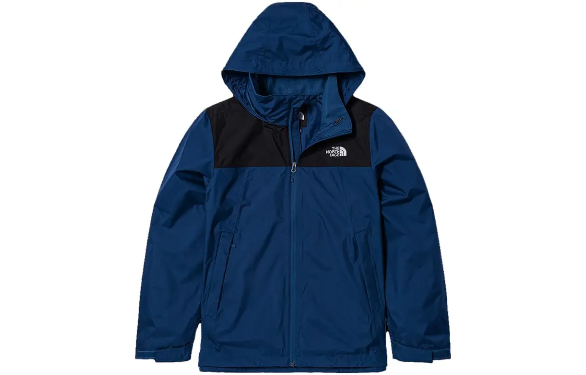 THE NORTH FACE Urban Exploration Hiking Waterproof, Windproof, And Breathable Windbreaker Jacket Men's Blue