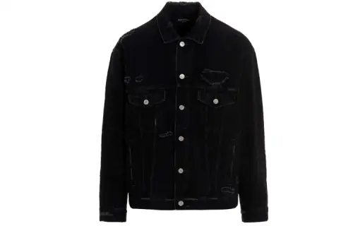 Balenciaga Denim Jacket Men's Black