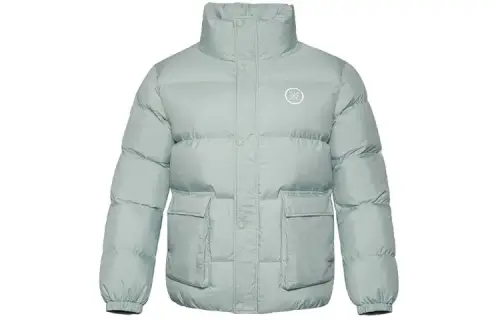 Li Ning Puffer Jacket Men's Water Gray Green