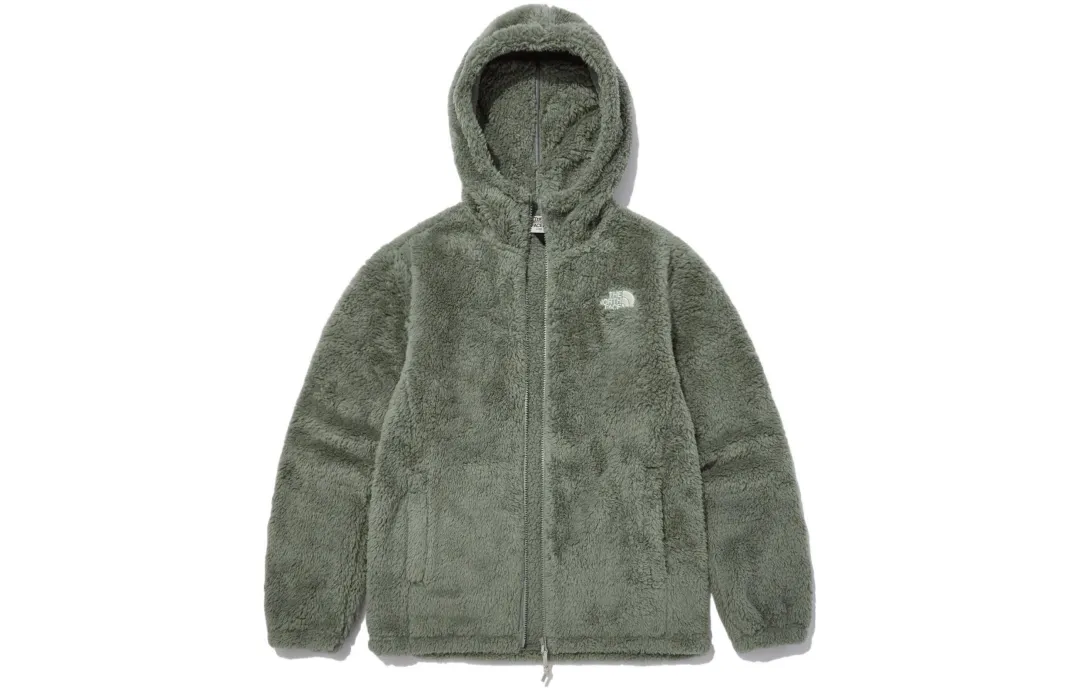 THE NORTH FACE Comfy Ex Fleece Hoodie Light Khaki Unisex Korea Version