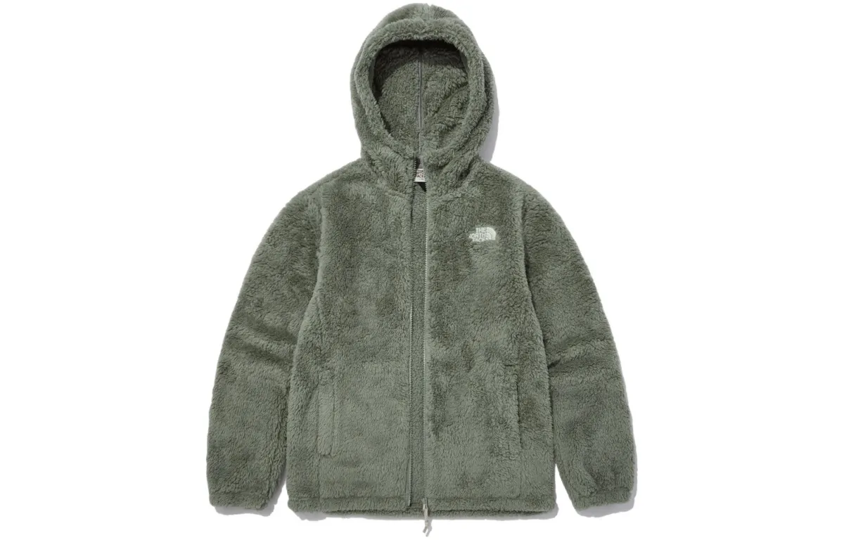 THE NORTH FACE Comfy Ex Fleece Hoodie Light Khaki Unisex Korea Version