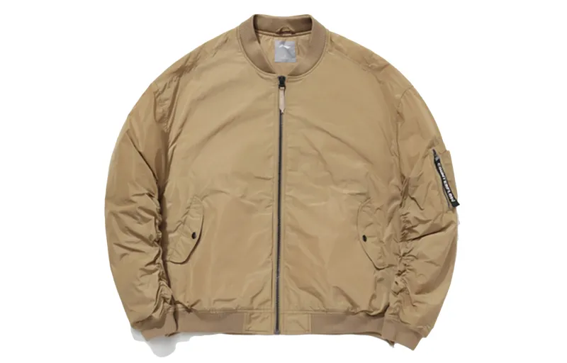 Li Ning Puffer Jacket Men's Khaki