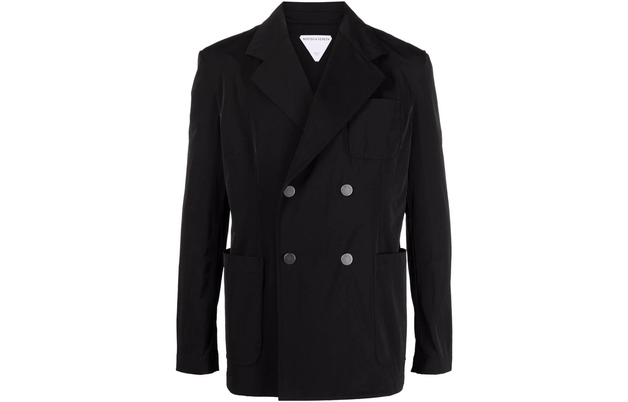 Bottega Veneta SS22 Business Suit Coat Men's Black