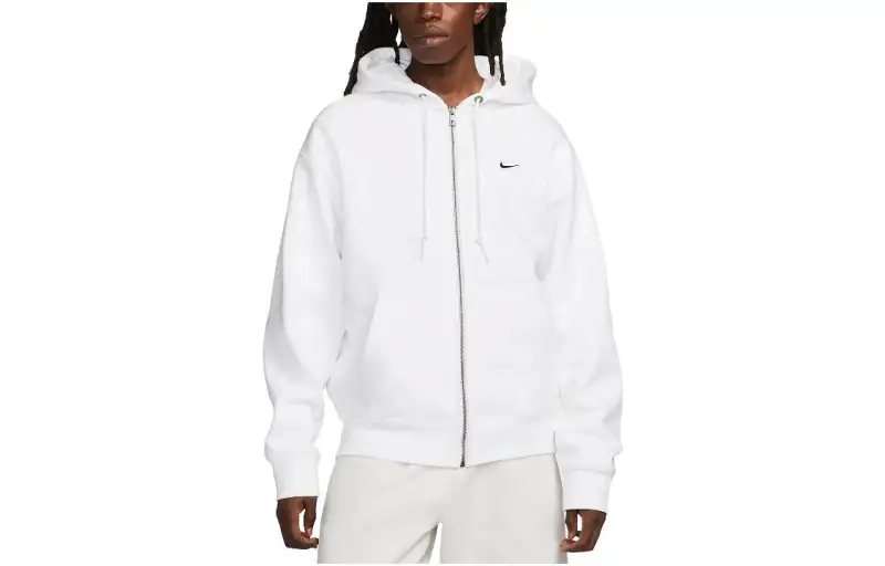 Nike Jackets Men's White Hooded Moderate Other