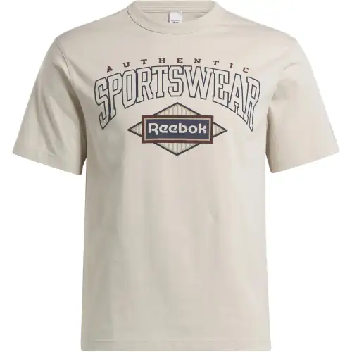 Reebok T-Shirt Unisex Gray Mud Color