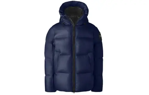Canada Goose logo-patch padded jacket