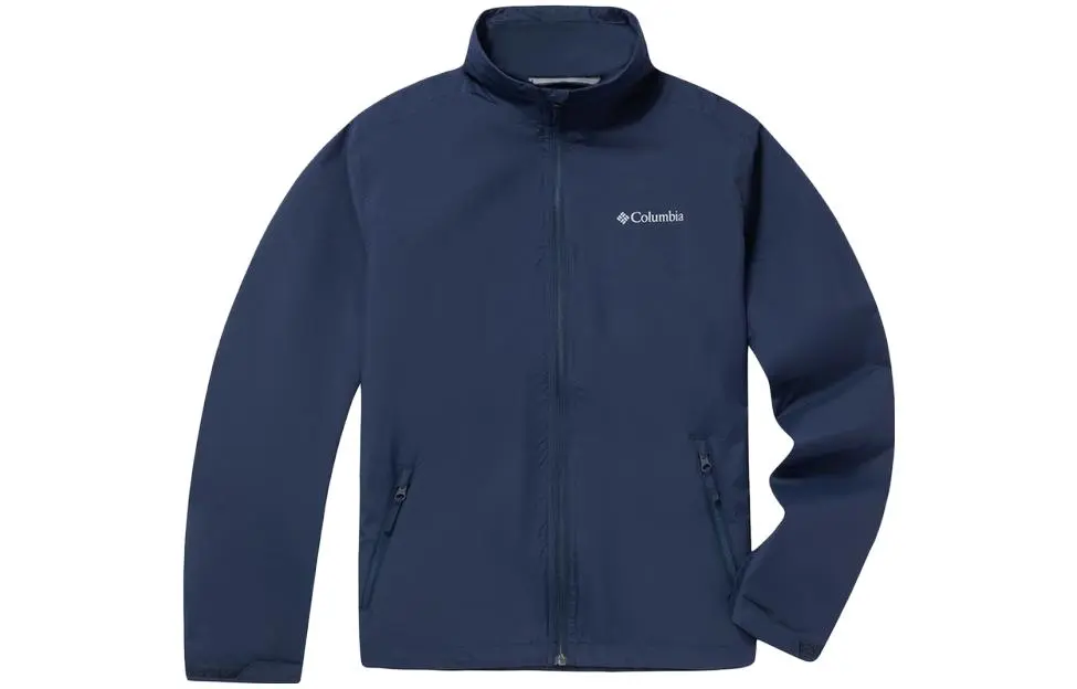 Columbia Jackets Men's Blue Stand Collar Moderate Other