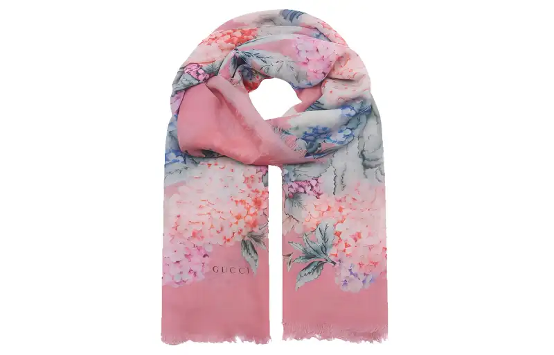 GUCCI Knit Scarves Women's Pink