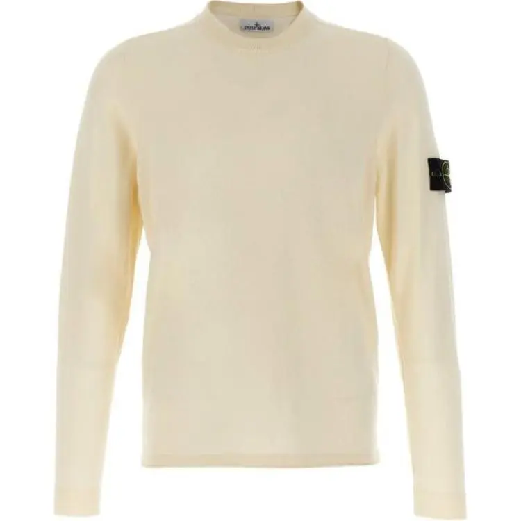 Stone Island Logo Patch Crewneck Jumper