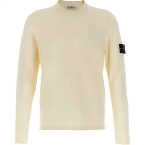 Stone Island Logo Patch Crewneck Jumper