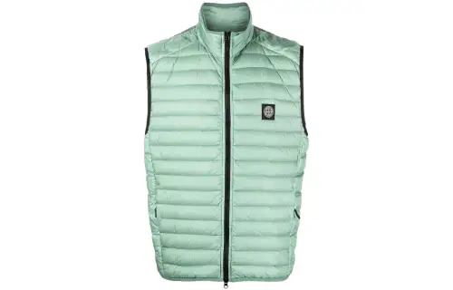 STONE ISLAND Logo-patch Padded Gilet