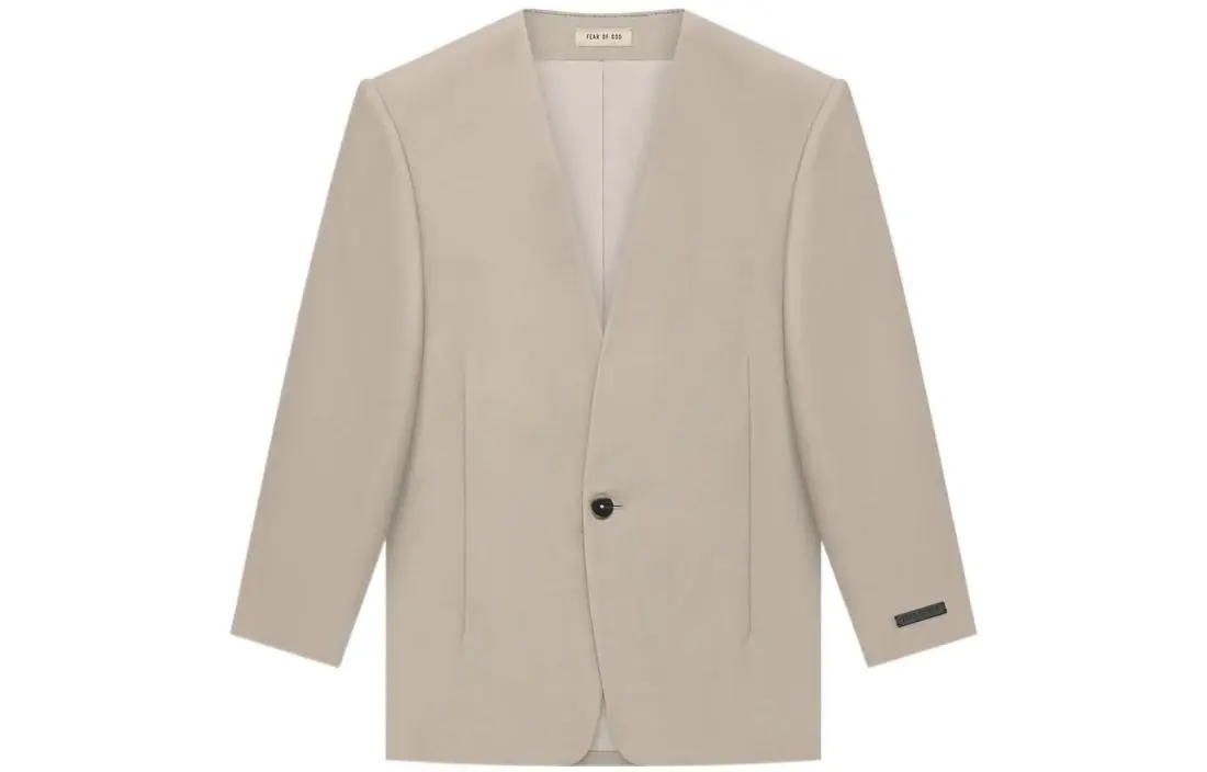 Fear Of God SS23 Eternal Business Suits Unisex Beige V-neck Moderate Business Suit