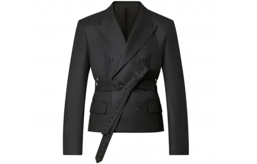 LOUIS VUITTON SS22 Business Suit Coat Men's Black