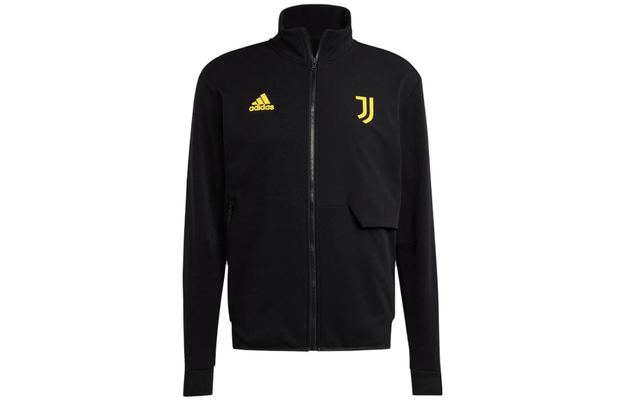 Adidas Juventus Jackets Men's Black Stand Collar Moderate Other