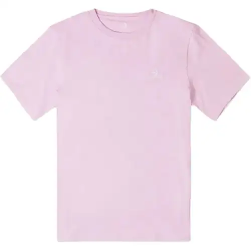 Converse T Shirts Unisex Purple Crew Neck Moderate