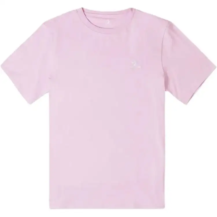 Converse T Shirts Unisex Purple Crew Neck Moderate