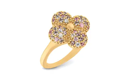 LOUIS VUITTON Metal Rings Women's Gold