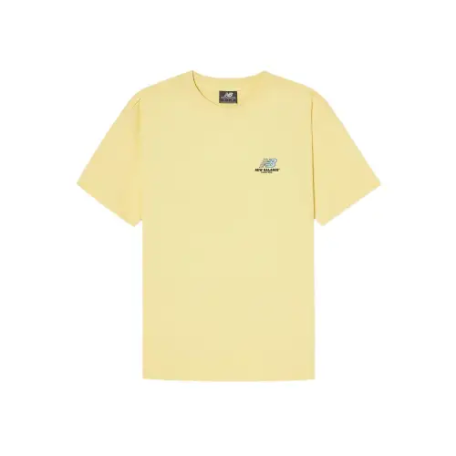 New Balance UNI NB BOYSEMI Over FIT T Shirt Unisex 30 Yellow
