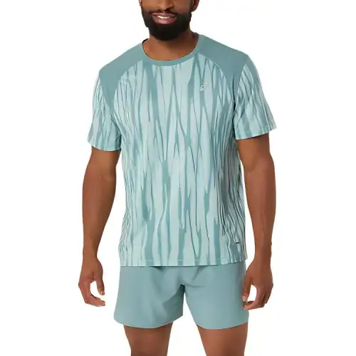 Asics ROAD Regular T Shirt Men's Green