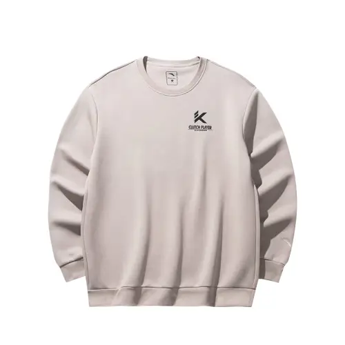 ANTA Sweatshirts Men's Latte Crew Neck Moderate Regular