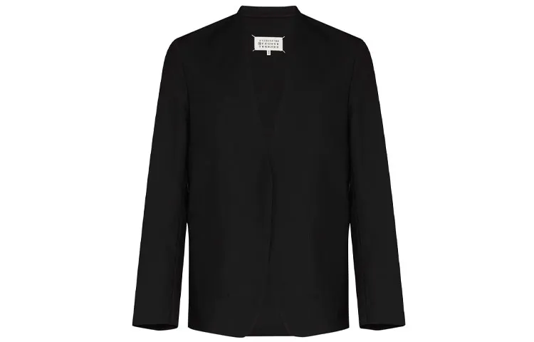 Maison Margiela Single-Breasted V-Neck Blazer