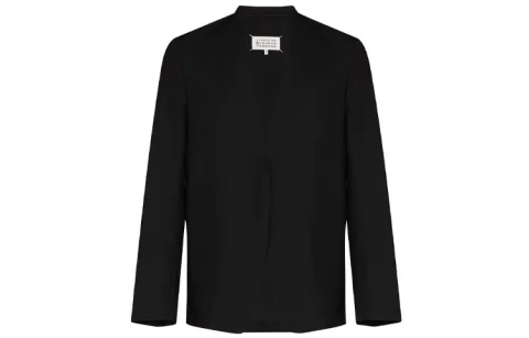 Maison Margiela Single-Breasted V-Neck Blazer