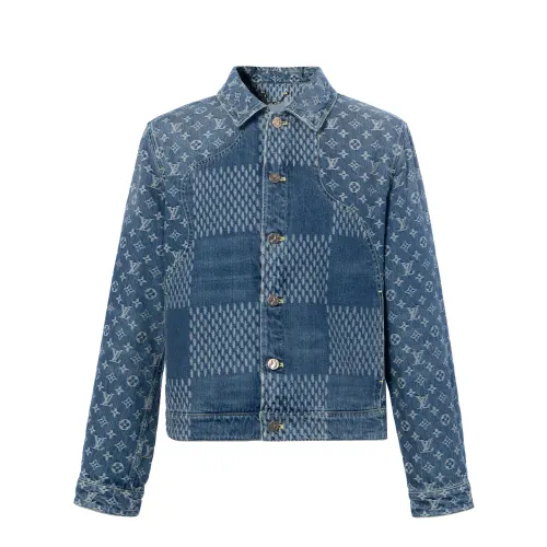 Supreme X LOUIS VUITTON Jacquard Denim Trucker Jacket