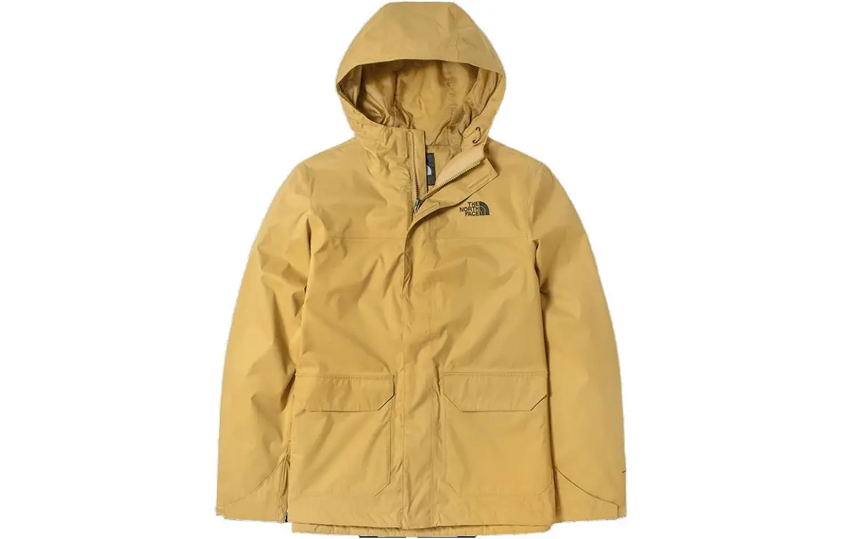 THE NORTH FACE Urban Exploration Outdoor Hiking Waterproof And Windproof Windbreaker Jacket Men's Khaki